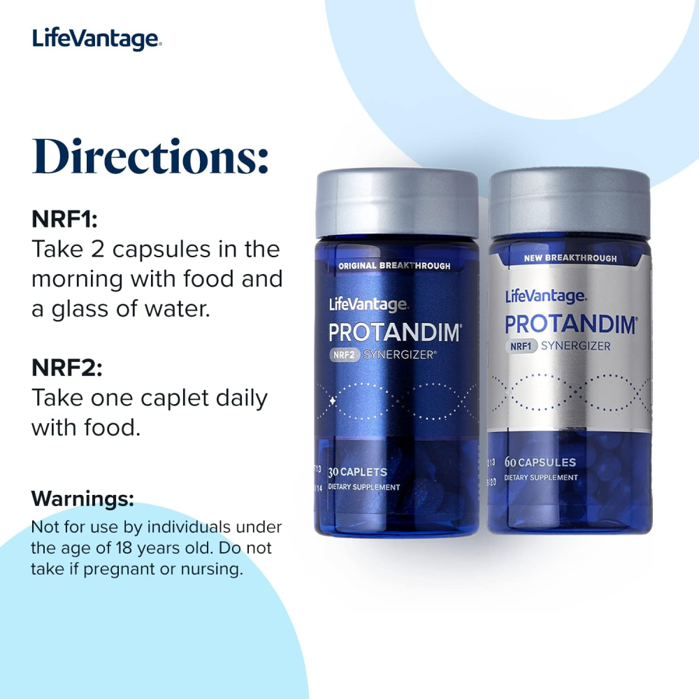 라이프밴티지 프로탄딤 NRF1+NRF2 시너자이저 60캡슐 : 렌고쿠