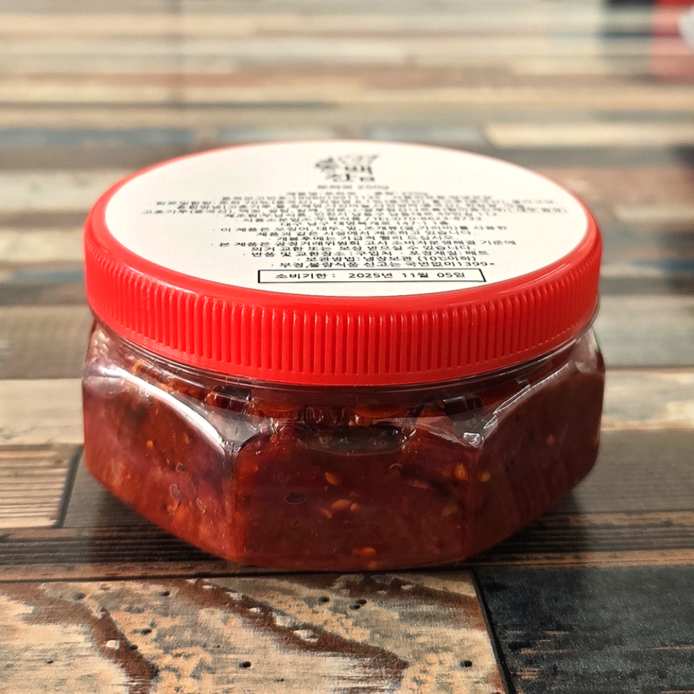 토하젓 가정용 업소용 민물새우젓 양념 토하젓갈 강경 대용량 도매 국내제조 500g, 1개 : 동백찬
