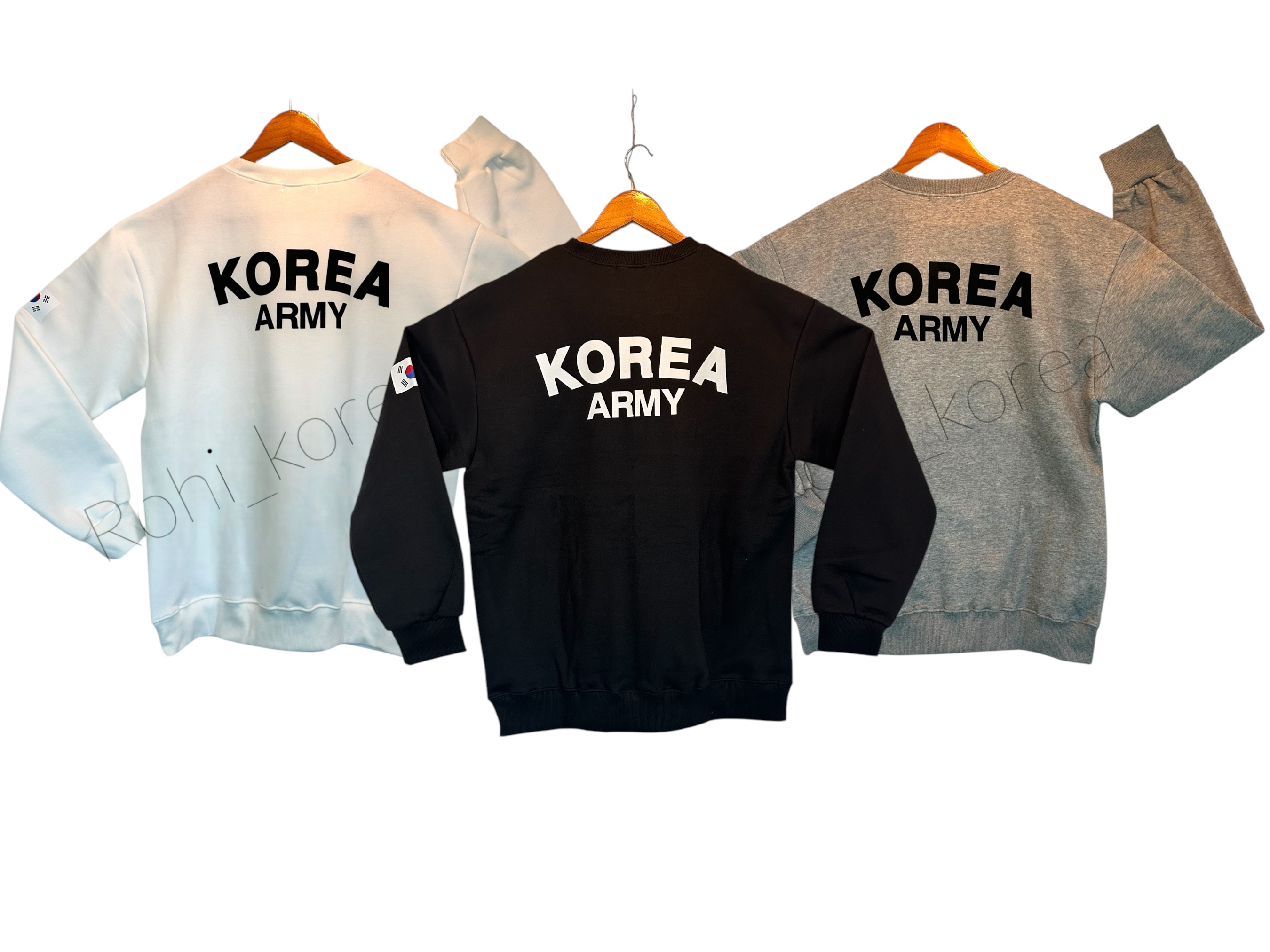 로이코리아 국산 특양면 기모 로카맨투맨 : 로이코리아