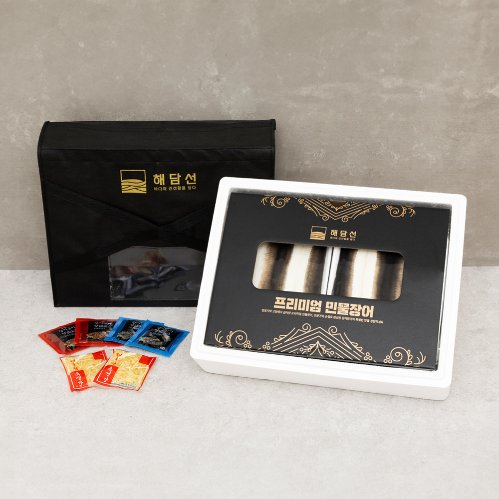 대물장어전문 해담선 초신선 민물장어 선물세트 자포니카 2kg(손질 후 1.4kg내외) : 해담선