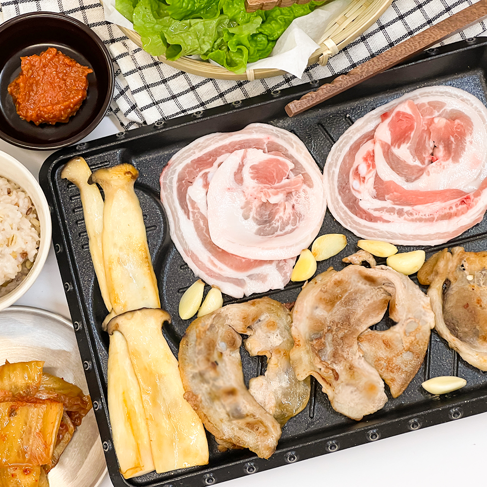 국내산 꽃삼겹 꽃대패 돼지고기 삼겹살 냉삼 400g : 이레맛담