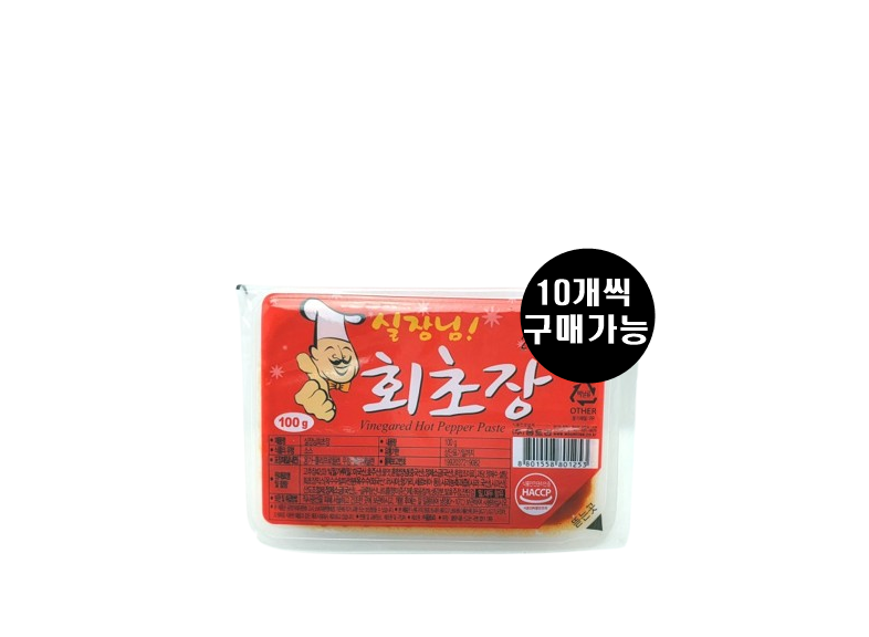움트리 초고추장 실장님 회초장 100g 10개 업소용 : 국대포장산업
