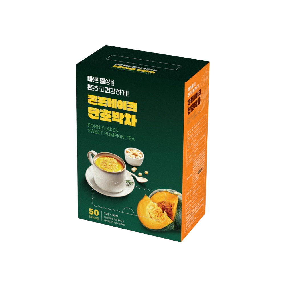 지노 콘프레이크 단호박차 50T : 늘푸른테크