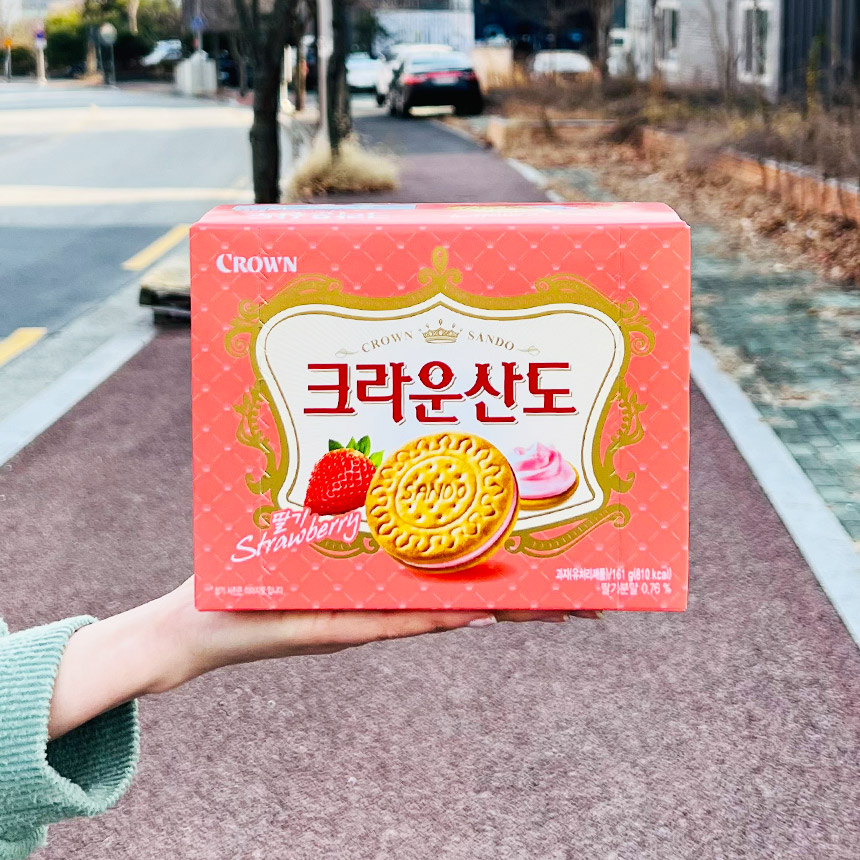 크라운 딸기 산도 161g : 코코리빙마트