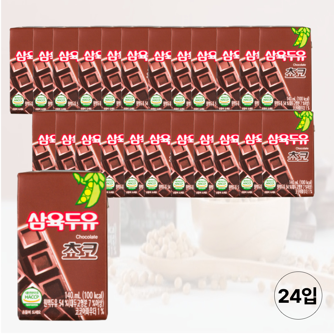 삼육두유 초코 140ml, 24개 : The드림
