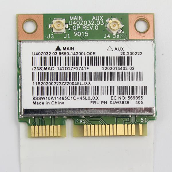 레노버 THINKPAD X140E 와이파이 무선 카드 04W3836 04W3794 : 시구왕베타
