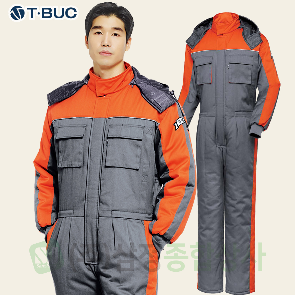 [티뷰크] TB-768 일체형 패딩 정비복 : 주식회사 삼정종합상사