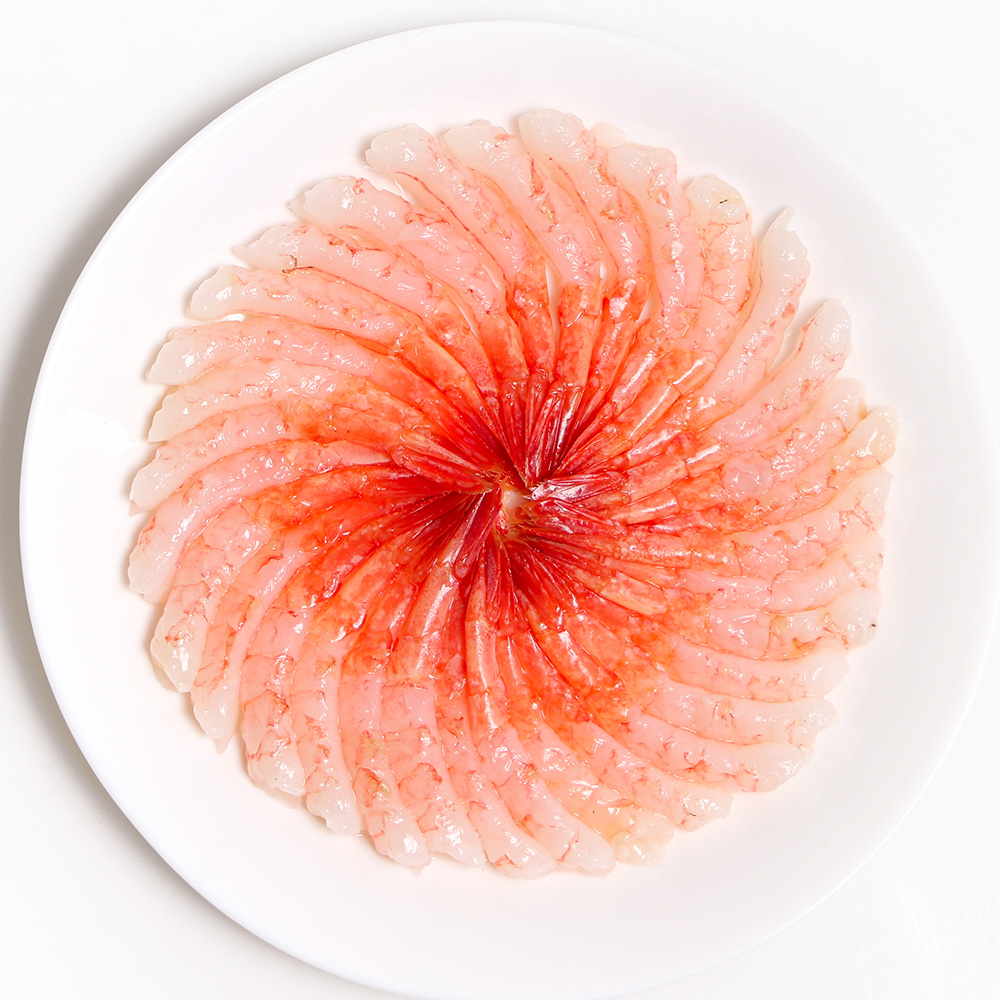 단새우 회 20pcs 아마에비 횟감 초밥 오마카세 L 3L 60g 100g : 인어교주해적단