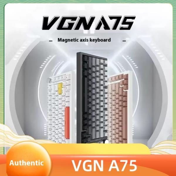 차이마켓 VGN A75 마그네틱 스위치 기계식 키보드 맞춤형 E스포츠 발로란트 FPS 게임 RT 핫 스왑 선물 : 차이나는툴즈