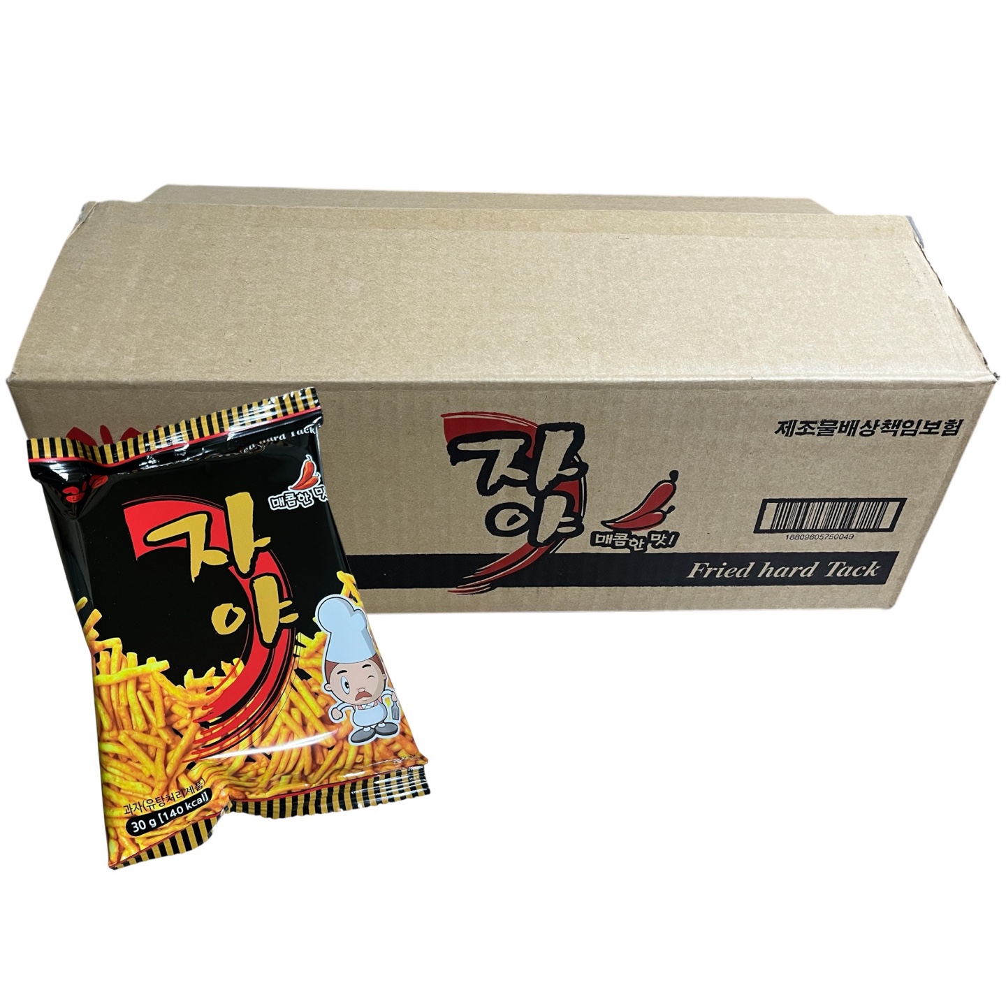 싱싱 자야 과자 30g x 60봉 매콤한 맛 : 간식퀸