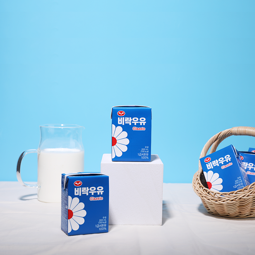 [비락] 클래식 멸균 우유 200mL 24입 : 비락 본사 공식몰