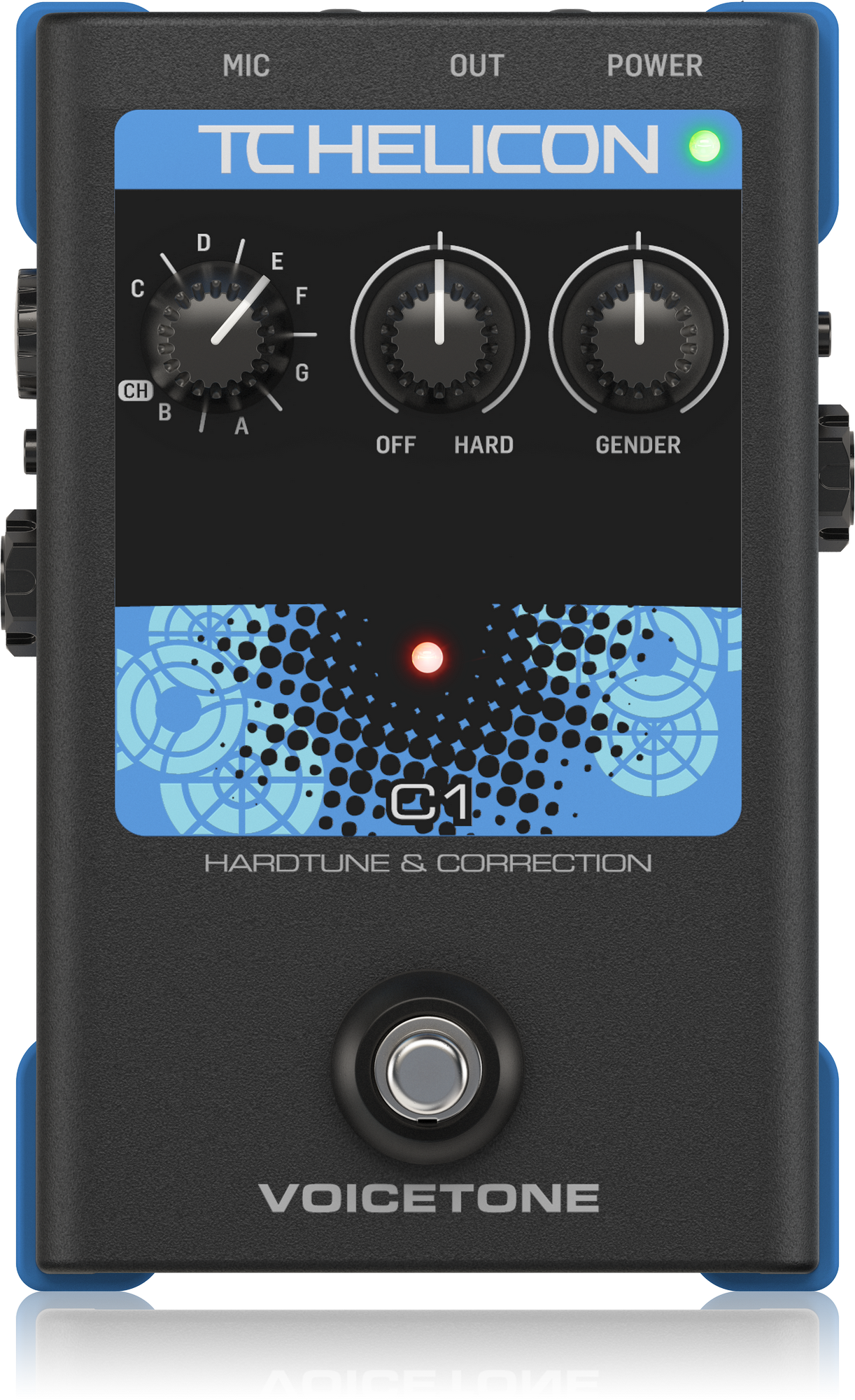TC Helicon VOICETONE C1 TC헬리콘 보컬 피치 이펙터 음정보정 페달 : 레코딩클럽