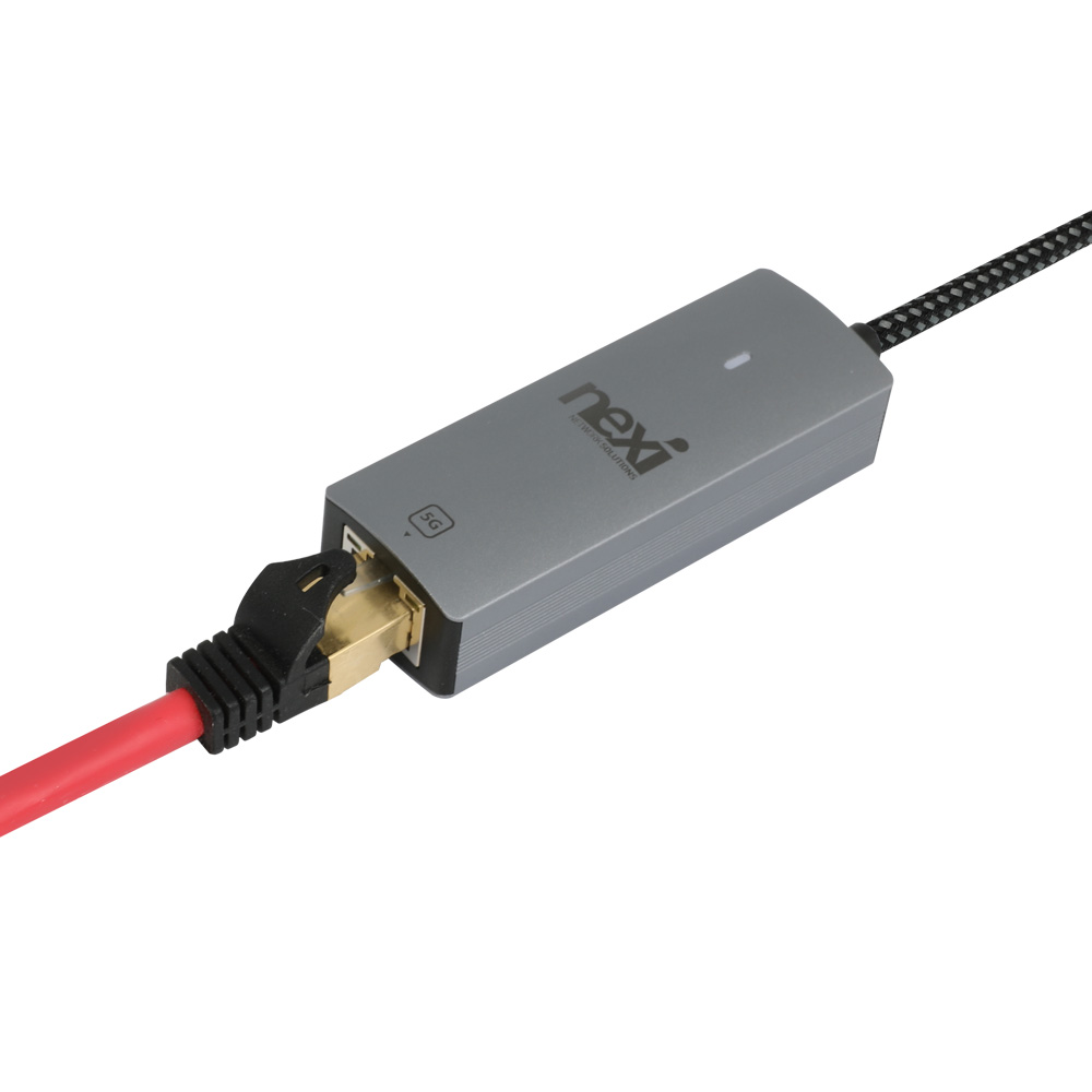 USB3.1 C타입 5G 유선랜카드 컴퓨터 노트북 맥북 랜선 이더넷 연결 NX1480 : 넥시몰