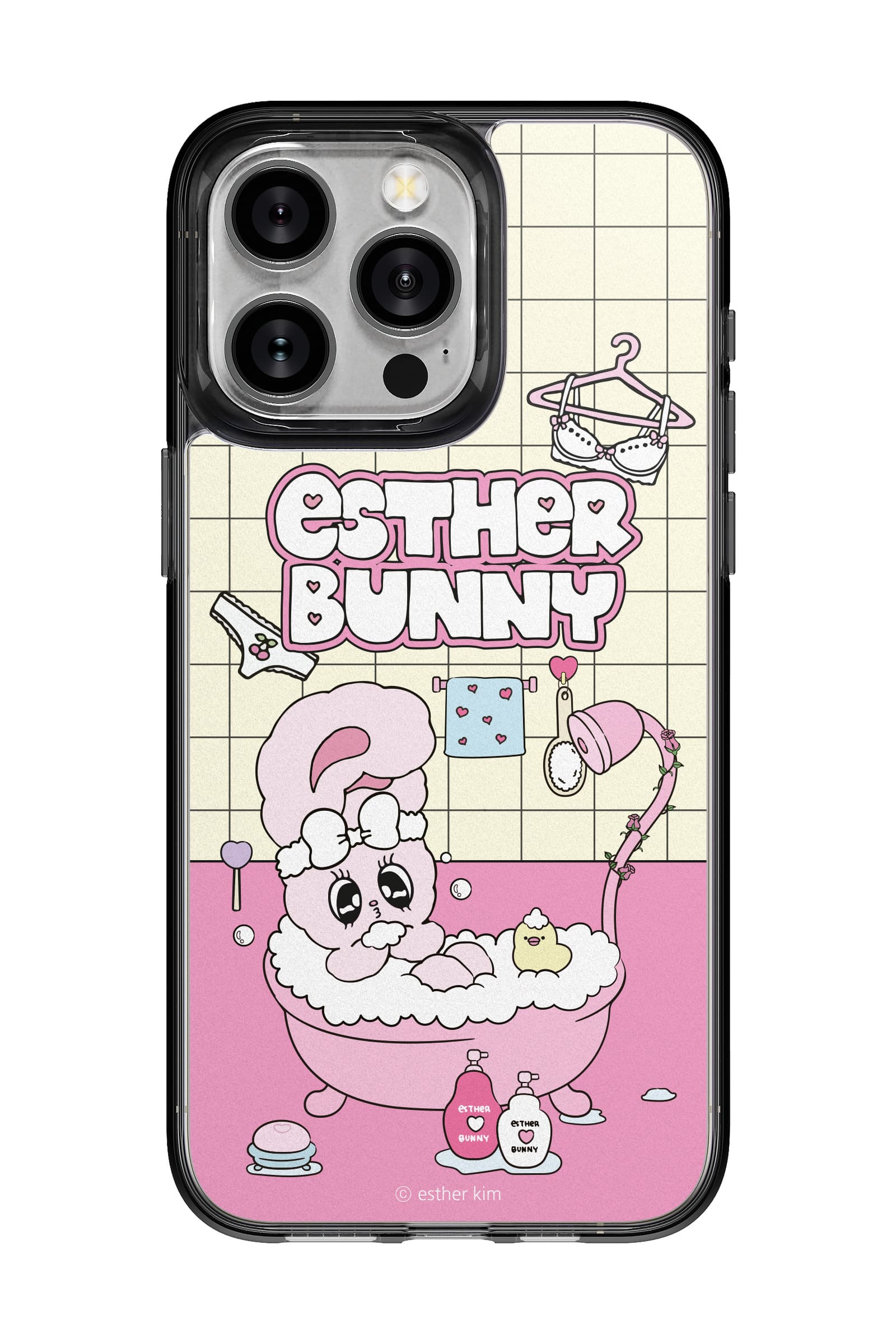 에스더버니 겟레디윗버니버니는목욕중 띠부띠부스킨 갤럭시/아이폰 케이스 부착용스킨 : 빅쏘갤러리