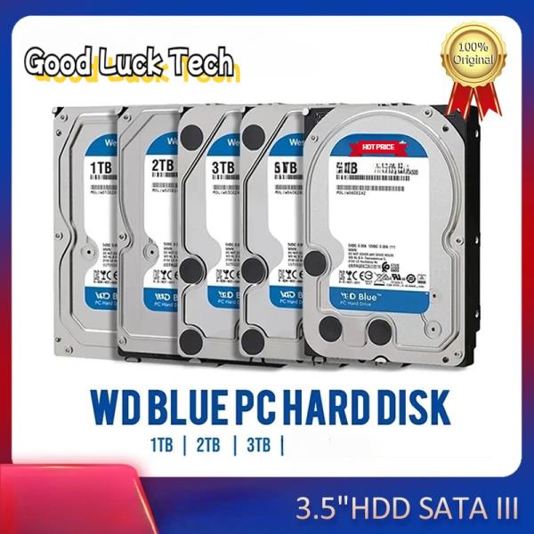 Wester-n 디지털 W--D 블루 데스크탑 컴퓨터 링용 하드 드라이브 SATA III 5400 RPM HD 1 3.5 인치 : 무한상가
