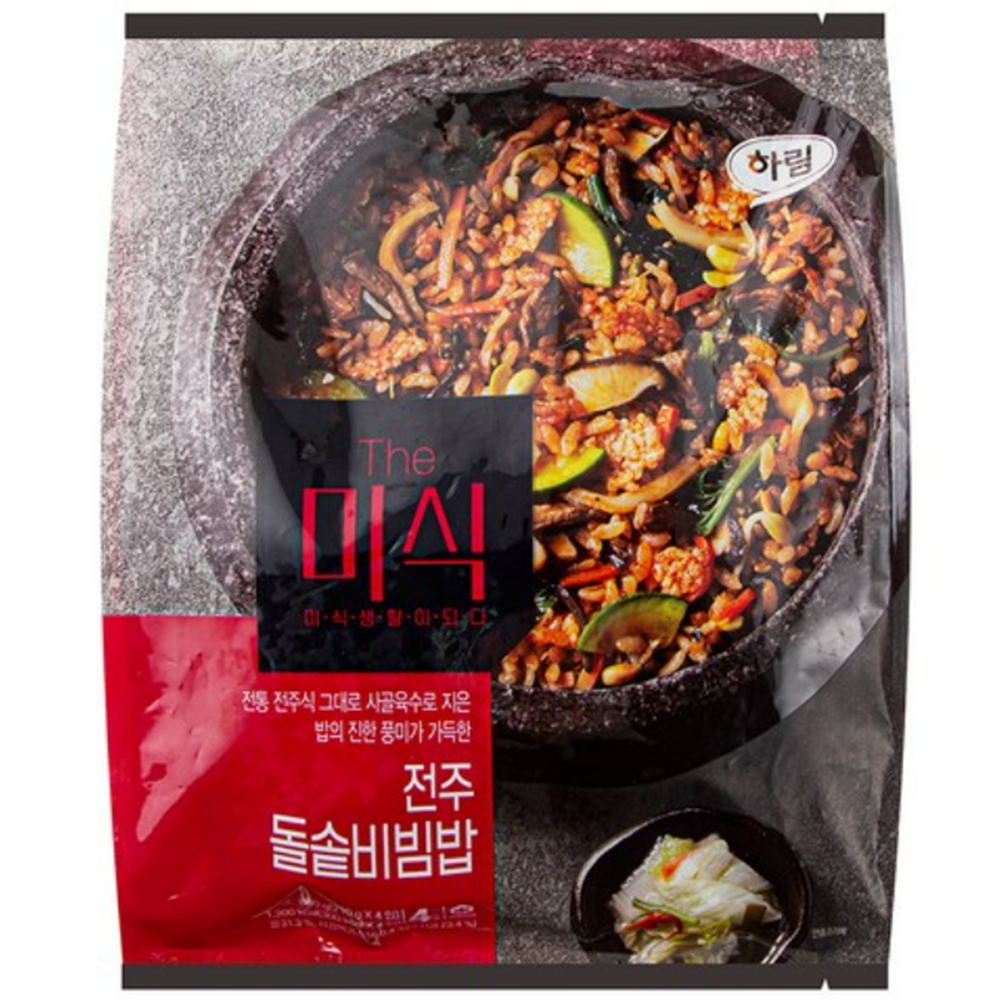 더미식 전주 돌솥비빔밥, 210g, 12개 : 수수플렉스