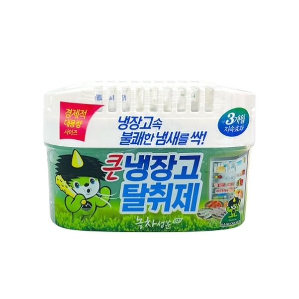 산도깨비 큰냉장고탈취제 녹차 김치냉장고 냄새제거 420g, 1개 : 와라유통
