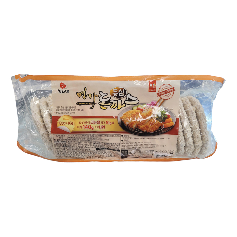 팍스 김이박 한맥 명가 등심돈까스 2.8kg (140gx20개) (8809331064000) : 서울서남부농협하나로마트