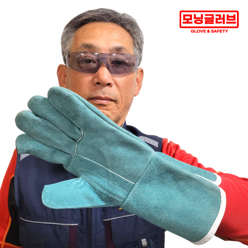 용접장갑 가죽장갑 오지 삼지 안전 작업 캠핑 바베큐 : 코팅장갑