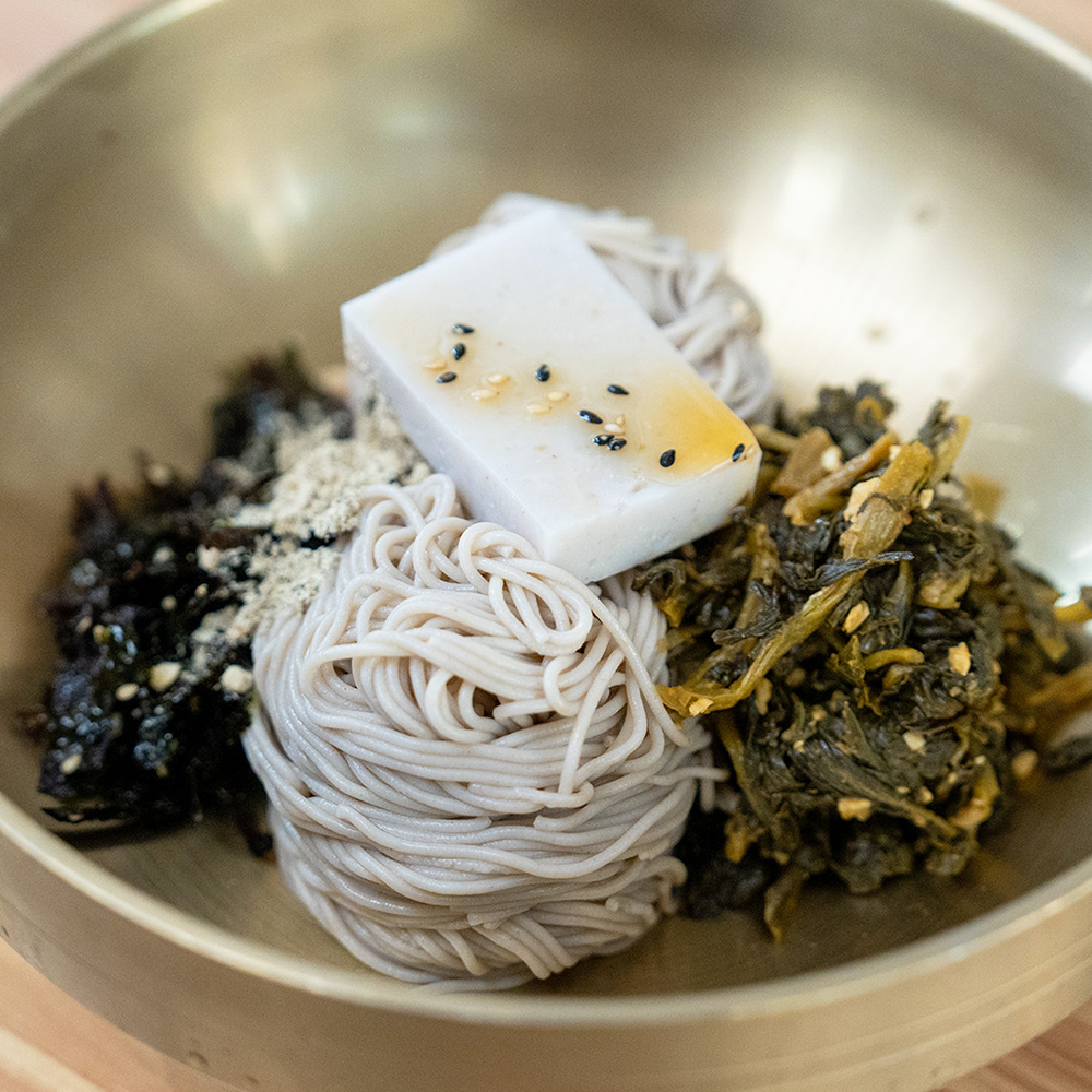 [메바우 명가춘천막국수]들기름막국수 2인분 시래기 메밀면 맛집 메밀국수 밀키트 택배 : 인생식당