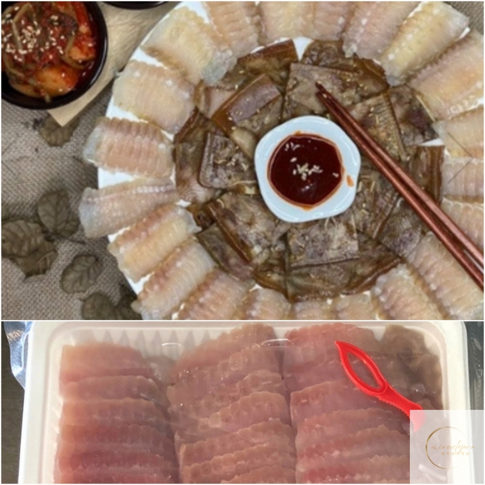 국산 참홍어 500g (싱싱홍어)  진공실링포장 신안참홍어 홍어회 홍어삼합 : 총각추천샵