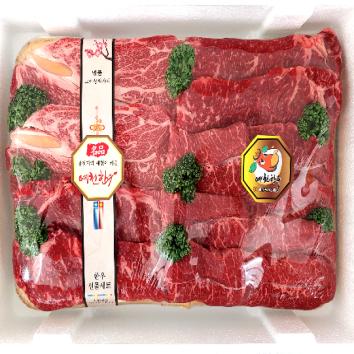 회룡포 예천한우 꽃등심세트 2호 1.7kg : 100퍼센트팜