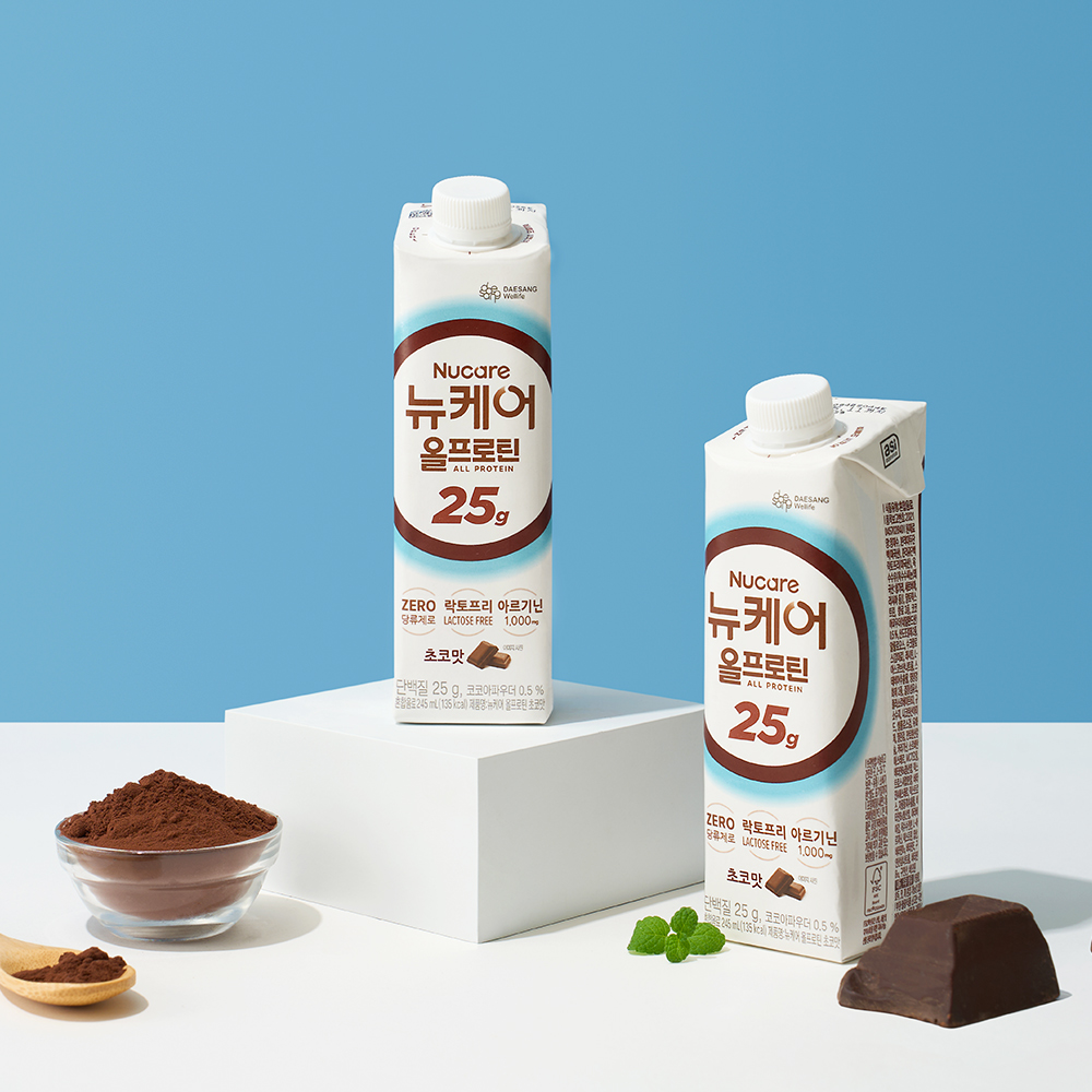 [단백질 25g] 뉴케어 올프로틴 초코맛 245 mL 24팩 단백질음료 : 대상웰라이프 본사쇼핑몰