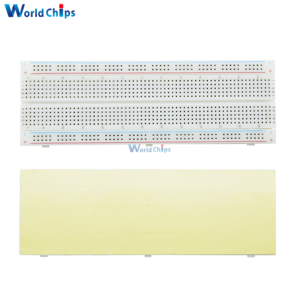MB 102 브레드보드 개발 830 PCB 포인트 테스트 보드 무납땜 MB102 브레드 102 DIY MB : 펴주기