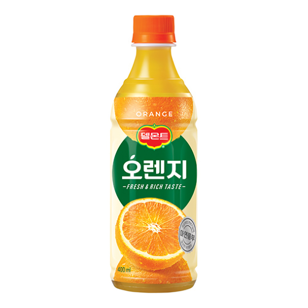 델몬트 오렌지 쥬스 400ml, 20개 : 랜선스토어