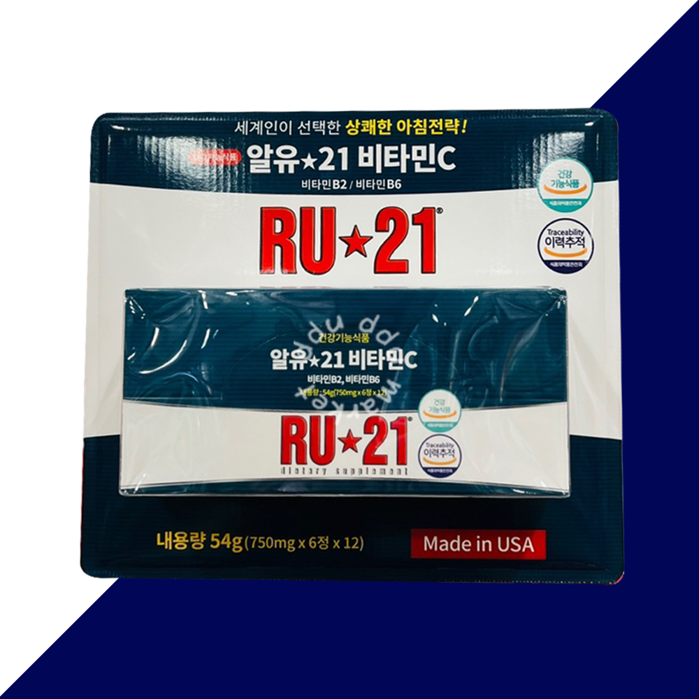 알유21 비타민C 코스트코 항산화 RU21 750mg 6정 12개입 비타민씨 : 뚜뚜마켈몰