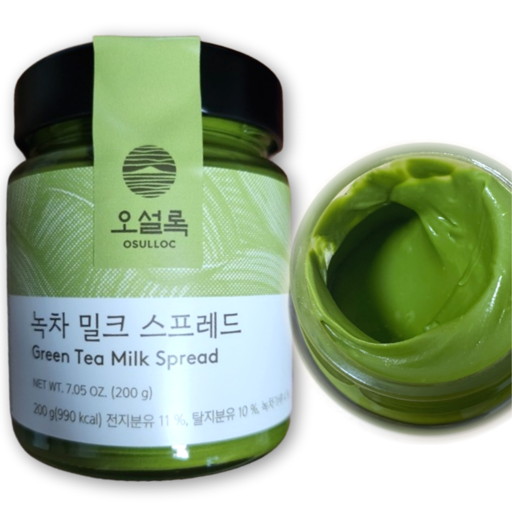녹차스프레드 녹차밀크스프레드 잼 200g : 비마이꾸