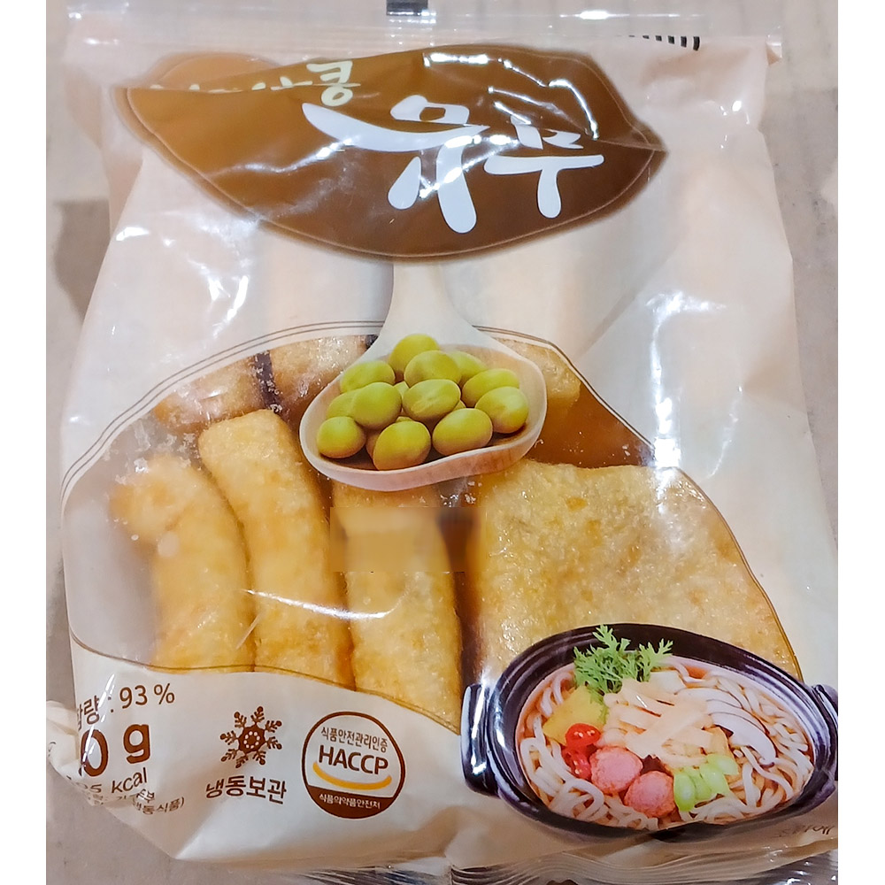 유부(신미 냉동 6x6cm 60g) : 하니맘푸드