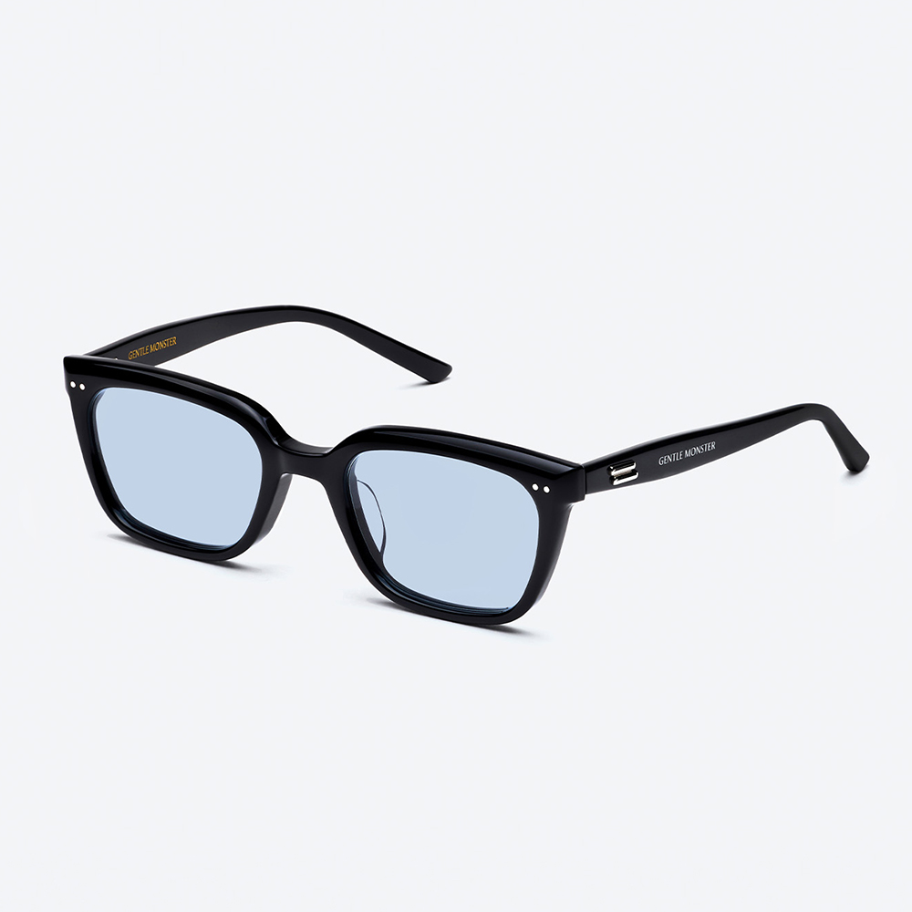 젠틀몬스터 선글라스 브리즈비 01(BL) 블랙 사각뿔테 데일리 블루틴트 BREEZEBE : GLASSCODE3927