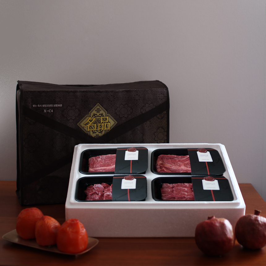 국내산 냉장 한우암소선물세트 한우특수부위세트 2종 1.6kg, 행복한돈 : 행복한돈