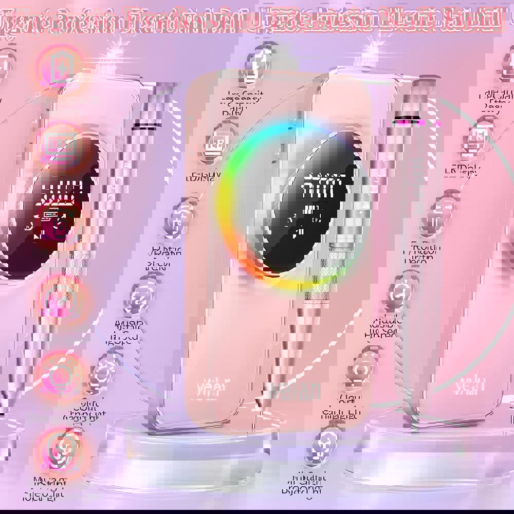 웰란 전기 네일 드릴 전문가용 50000RPM 파일 휴대용 키트 아크릴 젤 네일용 6000MAH 충전식 머신 홈 핑크용 매니큐어 폴리싱 : 에코트렌드코너