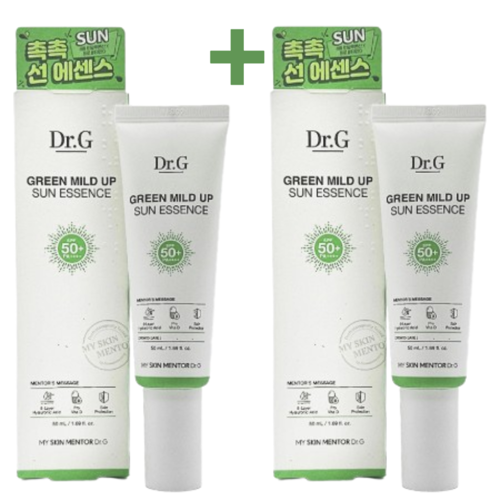1+1 닥터지 그린 마일드 업 촉촉 선 에센스 50ml : 더블유와이제이