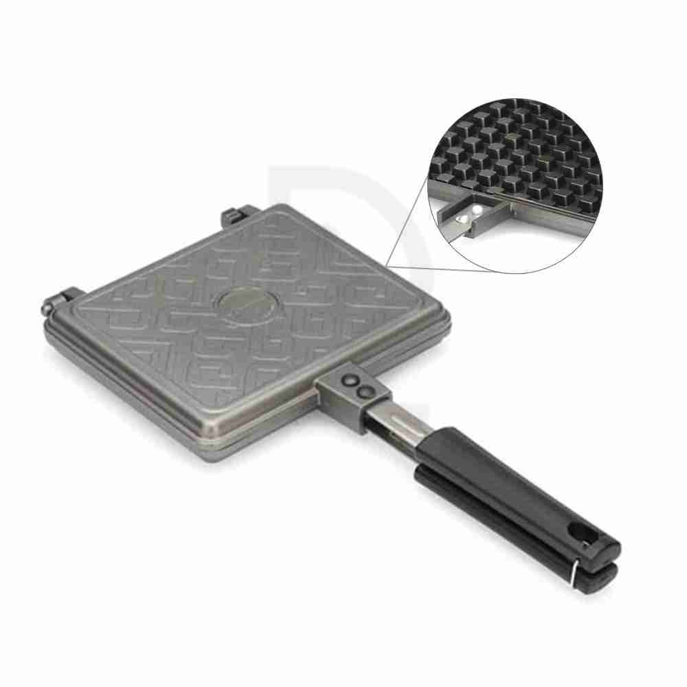 시즌헬로 키친아트 휴브 크로플 와플팬 소형 와플메이커 홈베이킹 : 시즌헬로