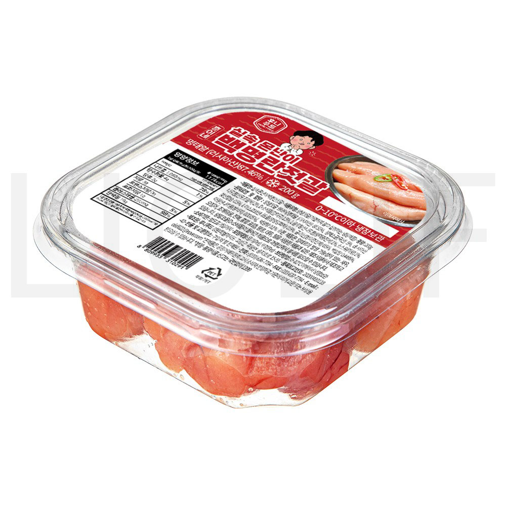 훈이네 실속 몬난이 백명란 젓갈 200g 1개 : SUPER SALE