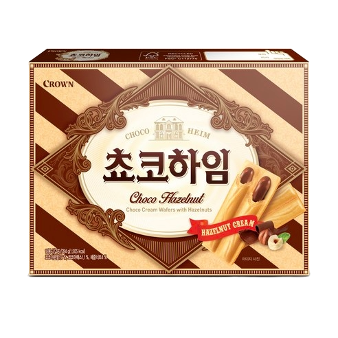 1+1 크라운 초코하임 화이트하임 284g 대용량 간식 : GM유통