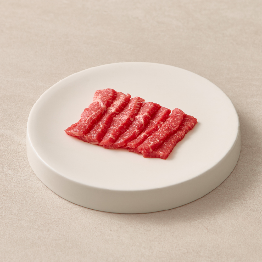 카우홀릭 투쁠 한우 육사시미 200g 투뿔 1++ 육회용 : 카우홀릭