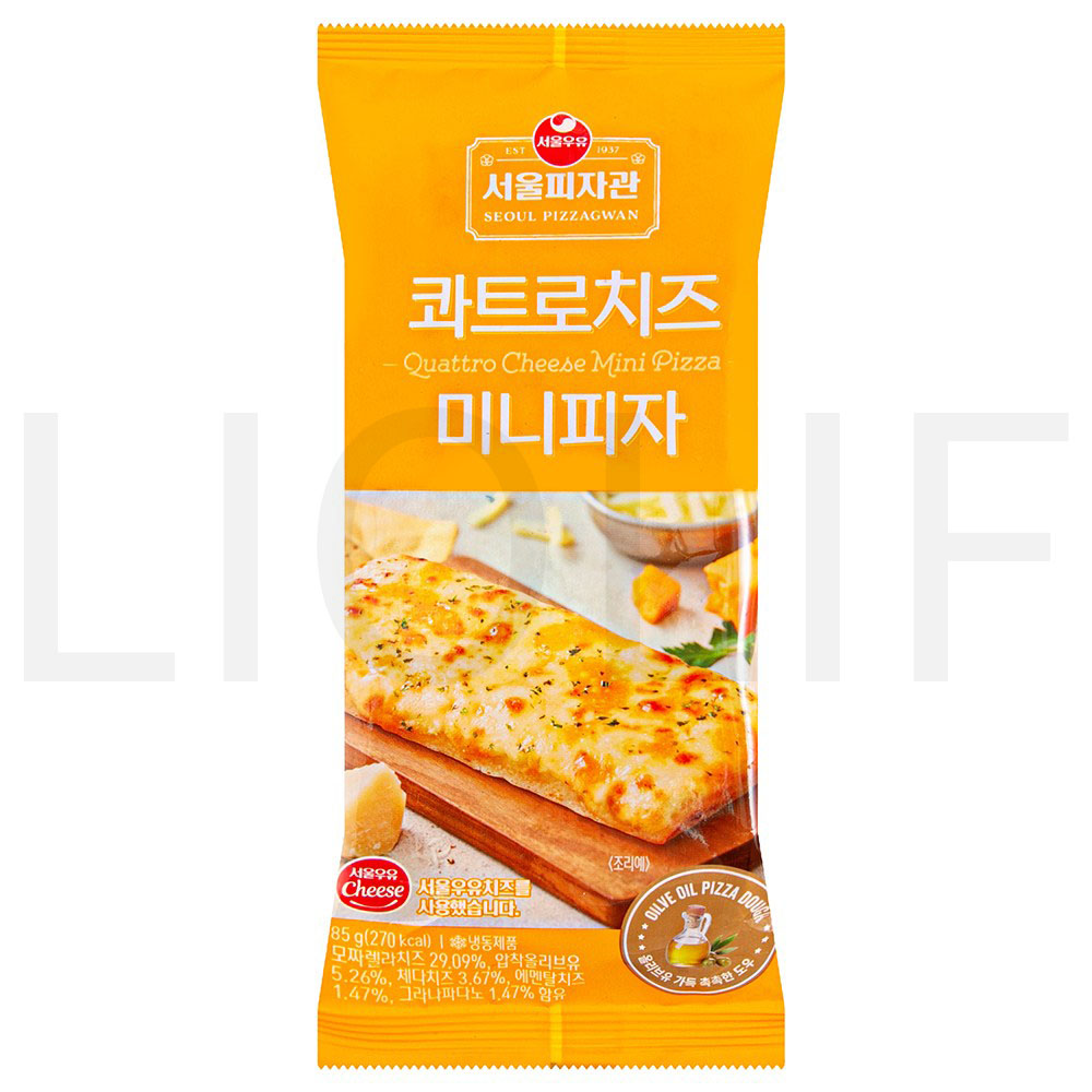 서울우유 콰트로치즈 미니피자 (냉동) 85g 1개 : SUPER SALE