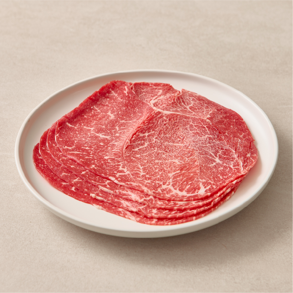 카우홀릭 투쁠 한우 불고기감 샤브감  300g 투뿔 1++ : 카우홀릭