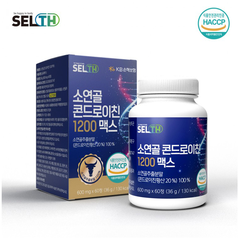 소연골 콘드로이친 1200 맥스 600mgx60정 칼슘 관절영양제 : 밀리언 스토리