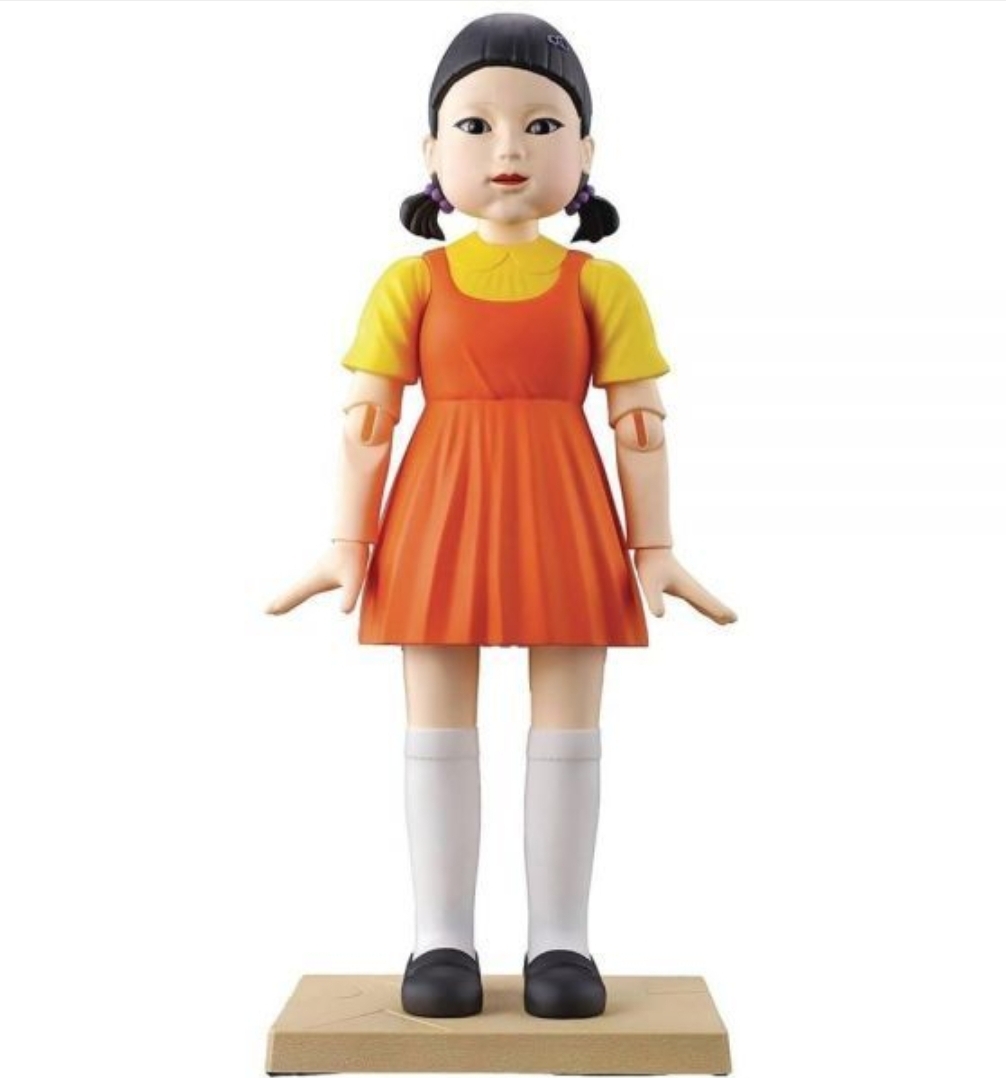 정품 반다이 SHF 오징어 게임 영희 피규어 카톤 미개봉 새제품 : 토이봉