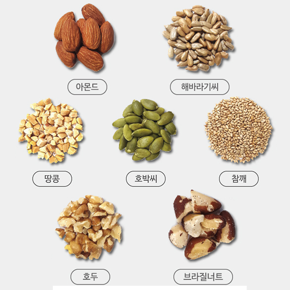 아침식사대용 견과류바 에너지바 당뇨 저당 간식 무가당 오리지널바 30g, 6개입, 1개 : 엠케이리빙