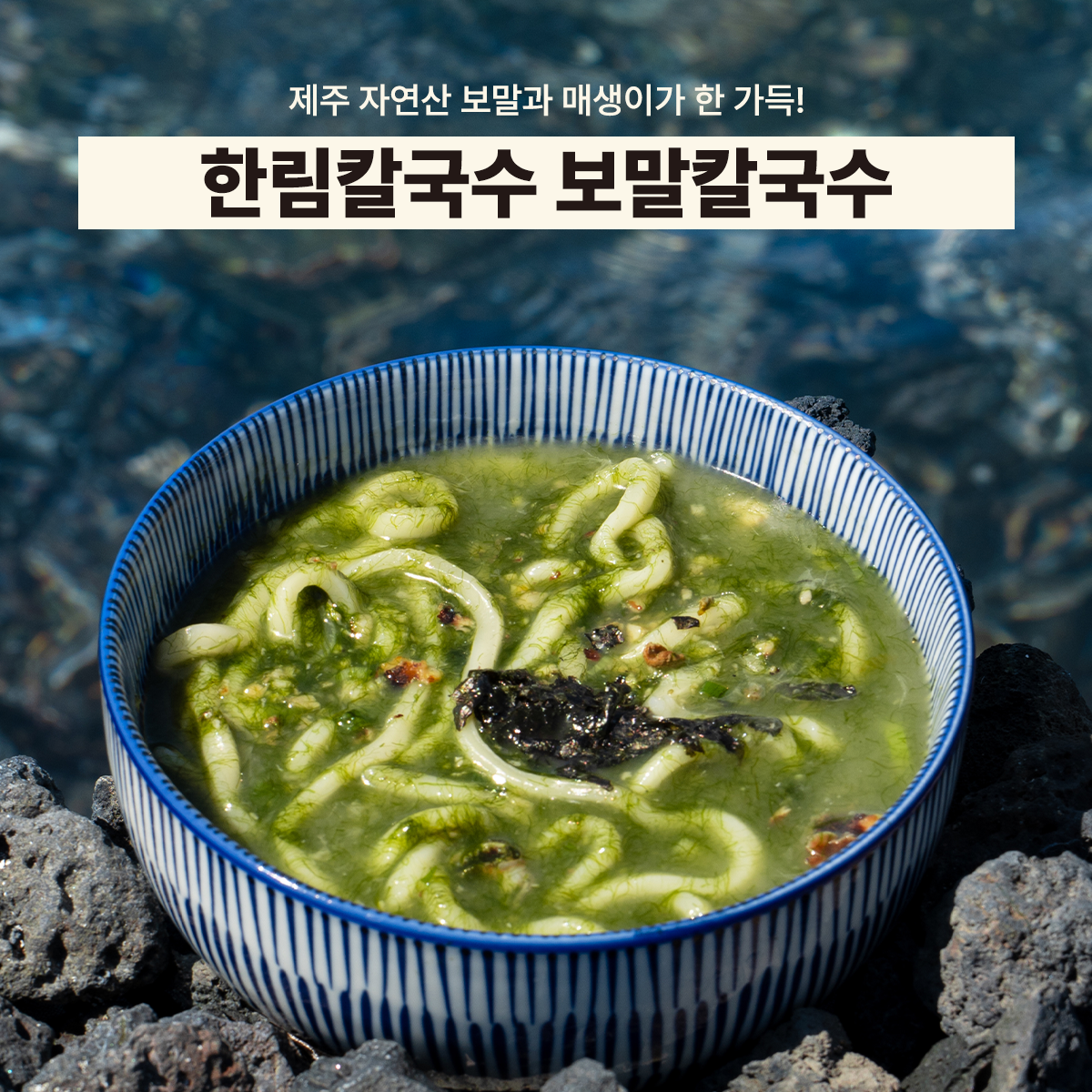 제주 한림칼국수 보말칼국수 고사리육개장 몸국 보말죽 캠핑 간편식 요리 밀키트 1인분 x 2 : 제주 한림칼국수