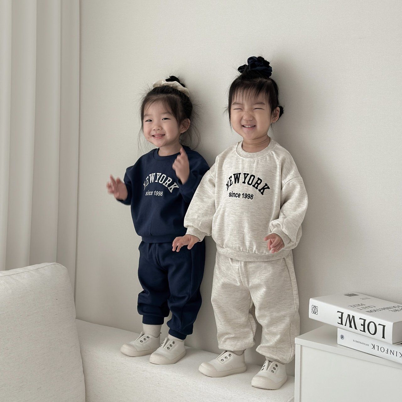 봄뉴욕상하세트 아기 유아 아동 데일리 등원룩 문센룩 상하복 : 이솔베베
