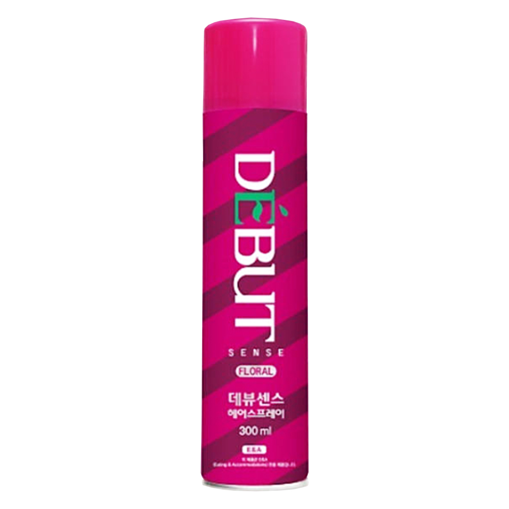 데뷰 센스 헤어스프레이 후로랄향 300ml 헤어 강력 셋팅 고정 스타일링 스프레이 : 수민마트