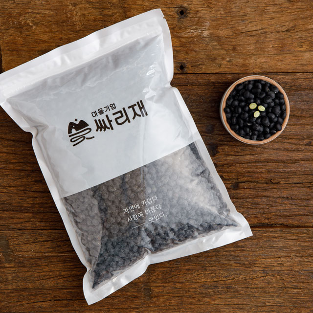 (24년 햇곡식) 싸리재 국산 검은콩 약콩 [ 속파란 서리태콩 2kg ] 속청 블랙푸드 : 싸리재