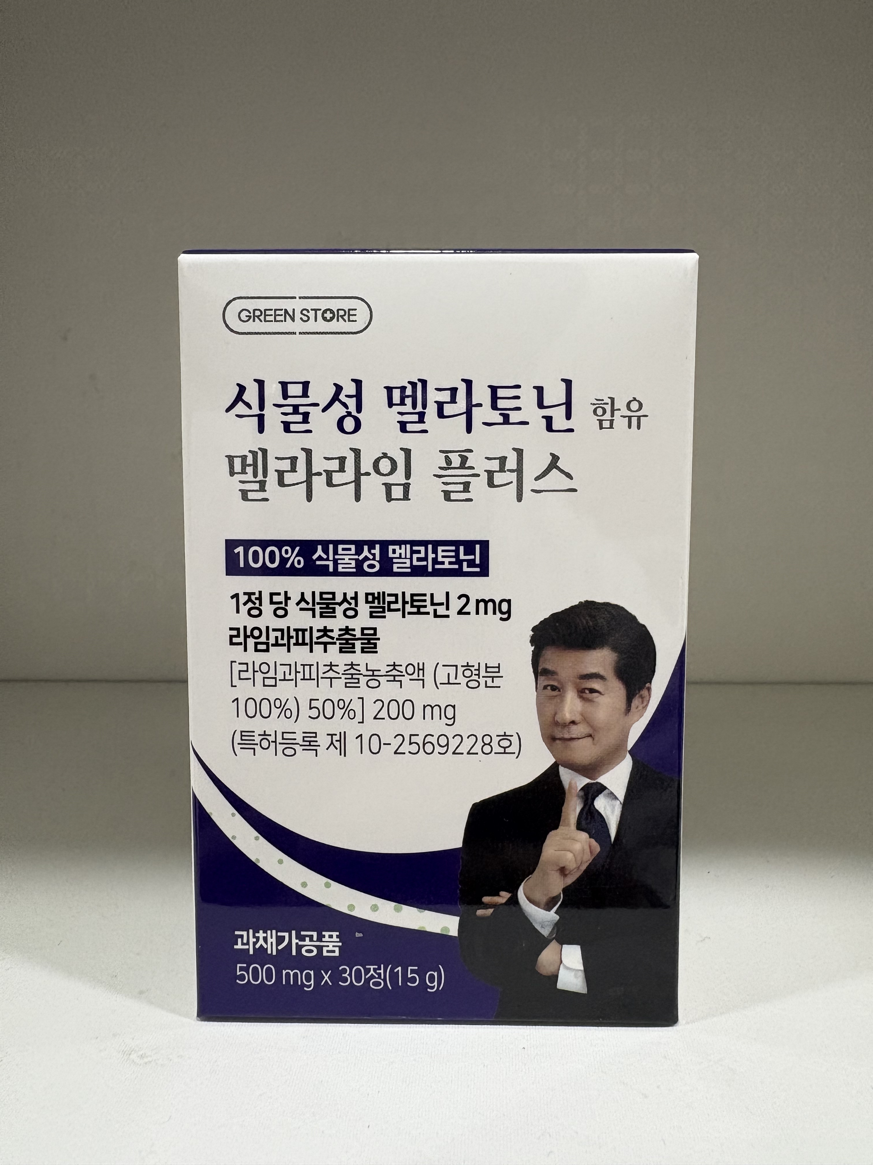 [그린스토어] 식물성 멜라토닌 함유 멜라라임 플러스 (500mg x 30정) : 뉴그린팜